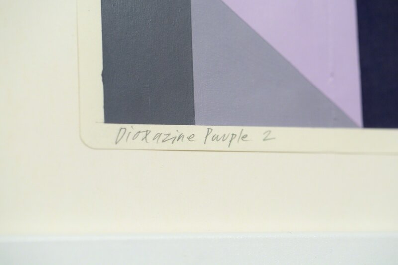 Mary Iverson, ‘Dioxazine Purple’, 2014, Drawing, Collage or other Work on Paper, Acrylic on Moleskine notebook page, Paradigm Gallery + Studio