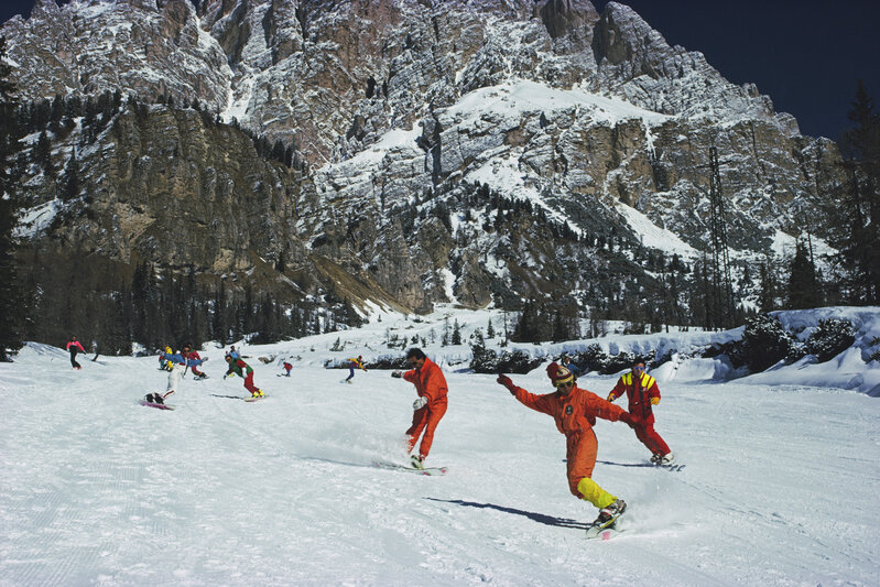 Slim Aarons, ‘Cortina d'Ampezzo’, 1988, Photography, C print, IFAC Arts