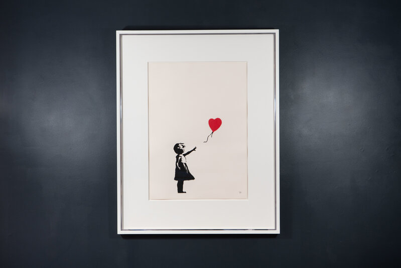 Banksy, ‘Girl With Balloon’, 2004, Print, Screenprint. Unsigned., The Drang Gallery