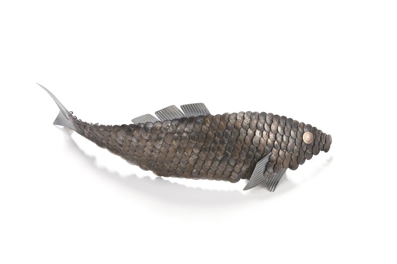 David Bielander, ‘Fish bracelet’, 2008, Jewelry, Thumb tacks, silver, Caroline Van Hoek