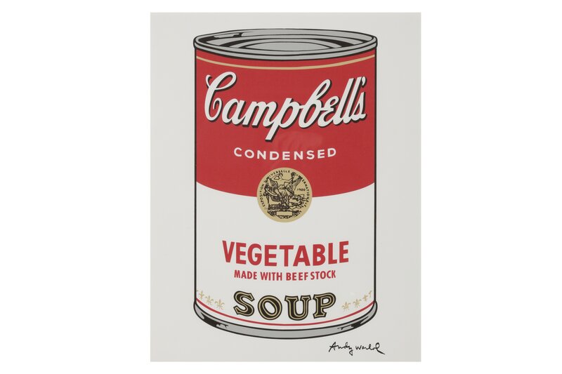Andy Warhol, ‘Campbells Soup Vegetable’, 1980s, Print, Lithograph, Chiswick Auctions