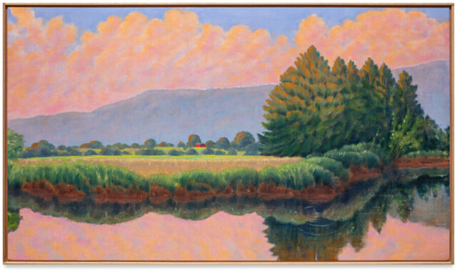 Field by a River
