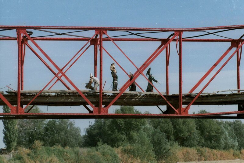 Kyzyl Tractor, ‘Red Bridge of Kyzyl Tractor’, 2002, Photography, Archival photo print, Asia Contemporary Art Week