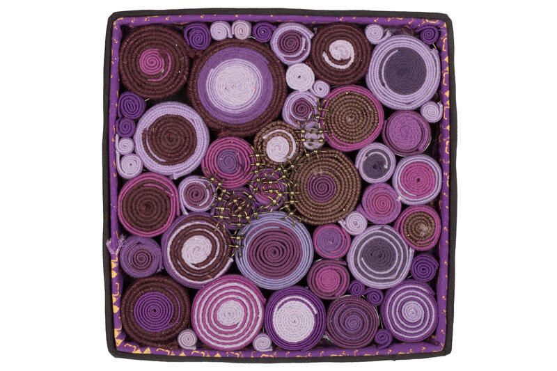 Steven and William Ladd, ‘Purple Maquette’, 2013, Sculpture, Archival board, fiber, glass, crystal, plastic, gemstone and metal, Cristina Grajales Gallery