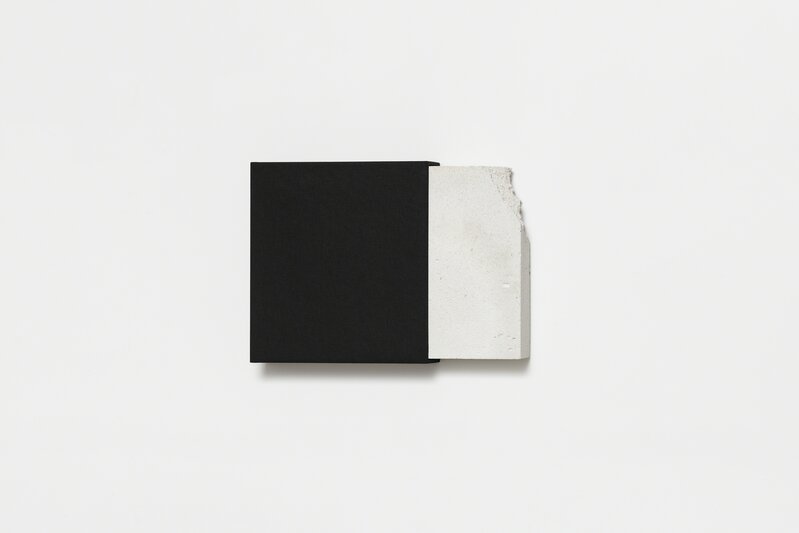 Fernanda Fragateiro, ‘Demolition (archive)’, 2019, Sculpture, Manufactured archive folder with fabric covers and masonry fragment from demolition, Bienvenu Steinberg & J