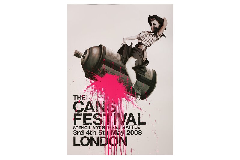 Banksy, ‘The Cans Festival London Poster’, 2008, Posters, Lithograph printed in colours, Chiswick Auctions