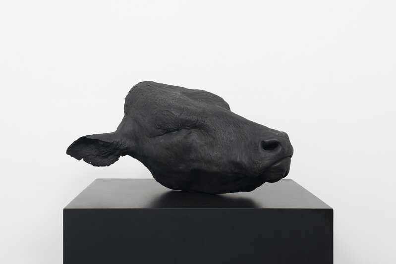 Michele Mathison, ‘Head on a Plate’, 2014, Sculpture, Bronze, WHATIFTHEWORLD