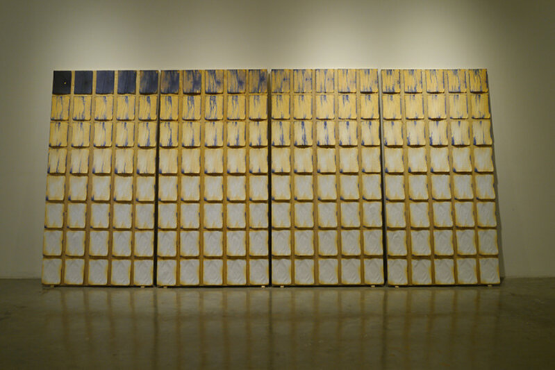 Jose Luis Landet, ‘Volemia Continuo’, 2012-2013, Installation, Ink on Paper and wood panels, Dot Fiftyone Gallery