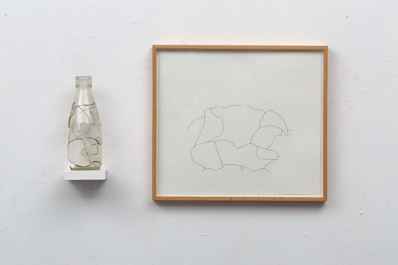 Amikam Toren, ‘Simple Fractions III’, 1975, Photography, Glass, araldite, shelf, drawing, Jessica Silverman