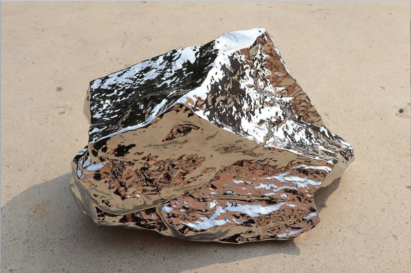 Zhan Wang 展望, ‘Artificial Rock No. A-73#’, 2017, Sculpture, Stainless steel, American Friends of Museums in Israel Benefit Auction