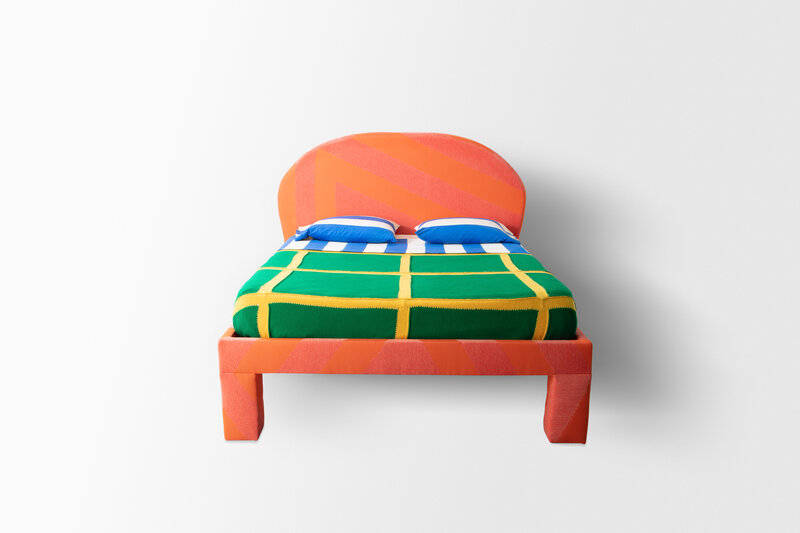 Liz Collins (American), ‘Goodnight Bed’, 2021, Design/Decorative Art, Sunbrella acrylic textile, wood, Fort Makers