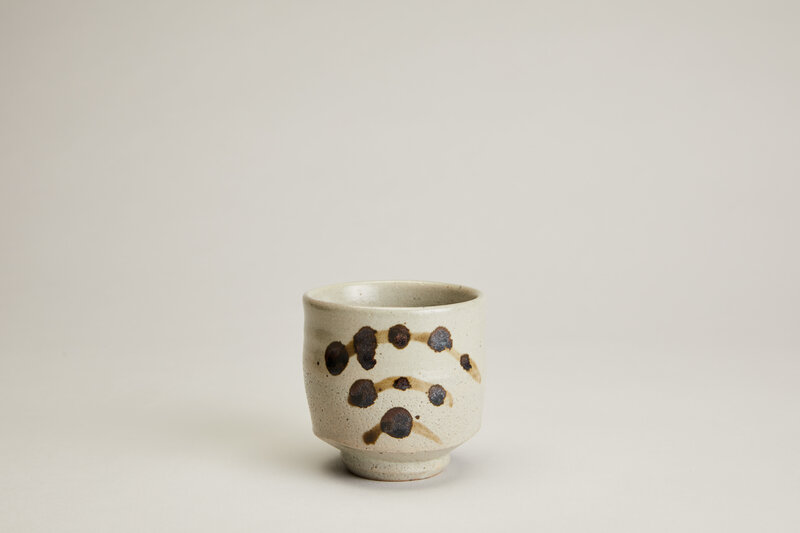 Shinsaku Hamada, ‘Yunomi with iron decoration’, N/A, Design/Decorative Art, Stoneware, Pucker Gallery