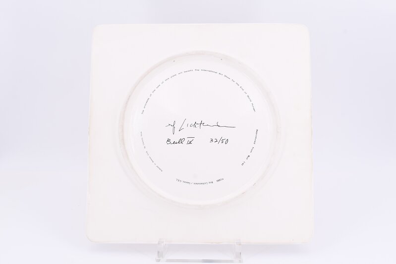 Roy Lichtenstein, ‘Bull I - VI’, 1989, Print, Each: Colour silkscreen on white earthenware, partially glazed, Van Ham