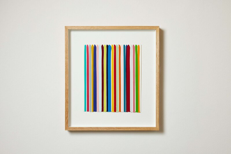 Ian Davenport, ‘Untitled’, 2014, Drawing, Collage or other Work on Paper, Acrylic and water-based paints on Fabriano Aristico paper, RAW Editions
