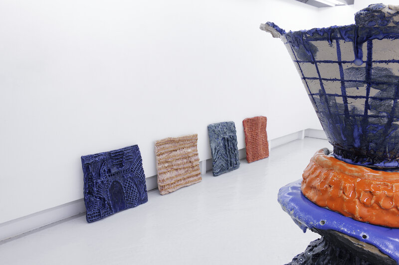 Pernille Pontoppidan Pedersen, ‘Tablet green/blue’, 2018, Sculpture, Glazed ceramics, Galerie Maria Lund