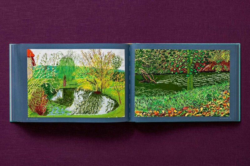 David Hockney, ‘David Hockney. 220 for 2020. Limited Edition Artist's Book. Estate Stamped.’, 2022, Books and Portfolios, Hardcover, 2 volumes in a clamshell box; Vol. 1: 17.2 x 12.3 in., 236 pages; Vol. 2: 11 x 7.8 in., 174 pages, TASCHEN