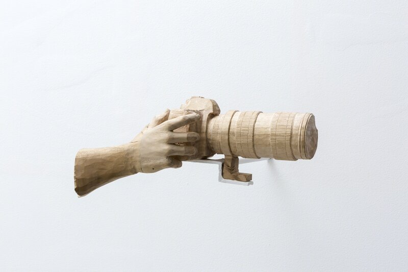 Paul Pfeiffer, ‘Hand Holding Camera’, 2018, Sculpture, Wood, carlier | gebauer
