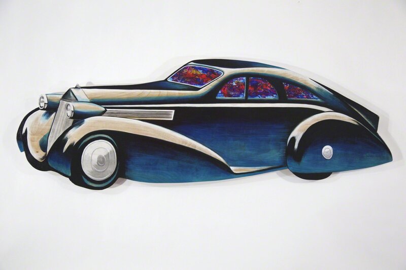 Max Neutra, ‘Joy Ride 2: 1925 Rolls Royce Phanom’, 2015, Mixed Media, Acrylic on cut out wood, Art for ACLU Benefit Auction
