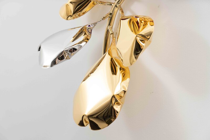 Dominick Leuci, ‘Dominick Leuci, Eques Chrysalis, USA’, 2020, Design/Decorative Art, Air Blown Stainless Steel, 24ct Gold, Todd Merrill Studio