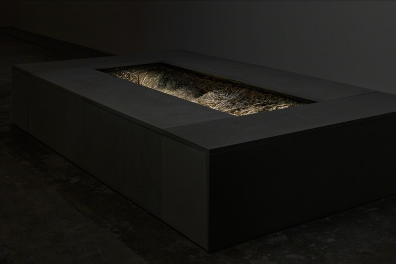 Cristina Iglesias, ‘Pozo XII (Desde dentro)’, 2016, Sculpture, Bronze, pietra serena, electric material and water, The Feuerle Collection