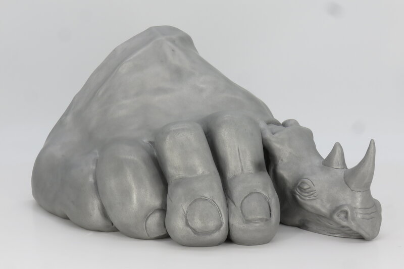 Gonzalo García, ‘Rinópoda’, 2019, Sculpture, Aluminum, resin and fiberglass, Aurora Vigil-Escalera Art Gallery