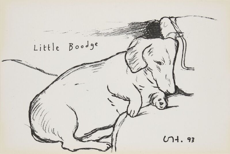 David Hockney, ‘Little Boodge’, 1993, Posters, Offset lithographic poster on wove, Roseberys