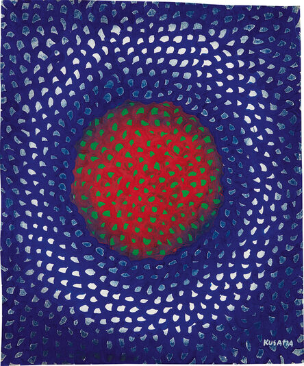 Yayoi Kusama, ‘Sun Green’, 1957