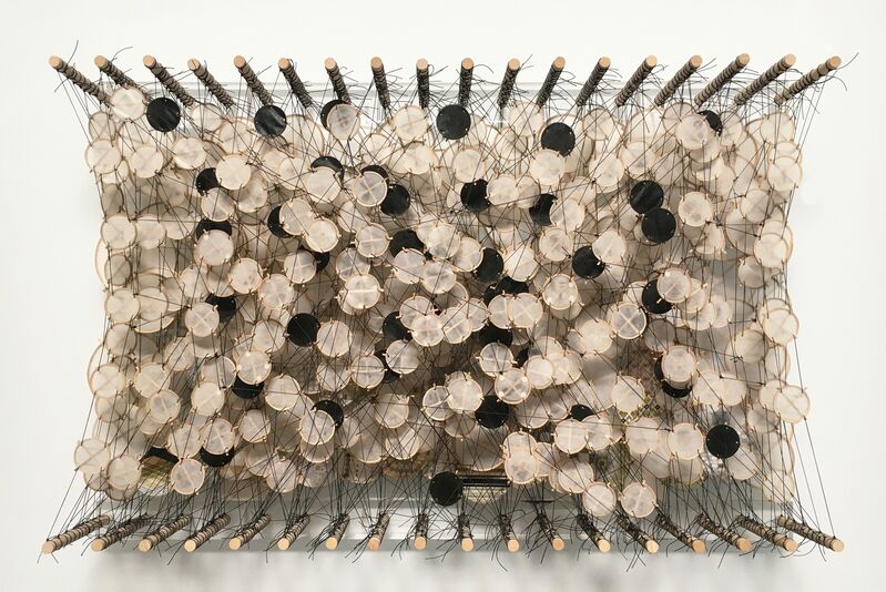 Jacob Hashimoto, ‘Untitled’, 2013-2016, Sculpture, Wood, Acrylic, bamboo, paper, and Dacron, D2 Art