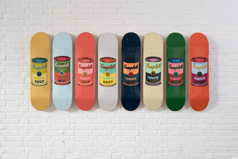 Andy Warhol, ‘CAMPBELL'S SOUP CANS X8 SKATE DECKS’, 2016, Ephemera or Merchandise, 7-ply Maple Wood, Arts Limited