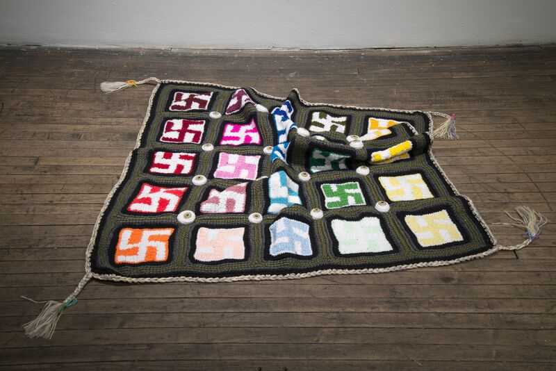 Gil Yefman, ‘Baby Blanket’, 2011, Sculpture, Knitting, Ronald Feldman Gallery