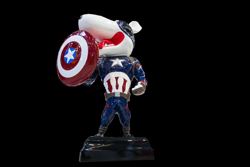 Lee Seung Koo, ‘Hero! - Captain America’, 2015, Sculpture, Bronze, Ode to Art