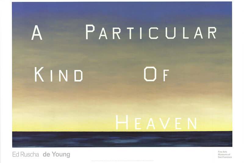 Ed Ruscha, ‘A Particular Kind of Heaven’, 2001, Ephemera or Merchandise, Offset Lithograph, ArtWise