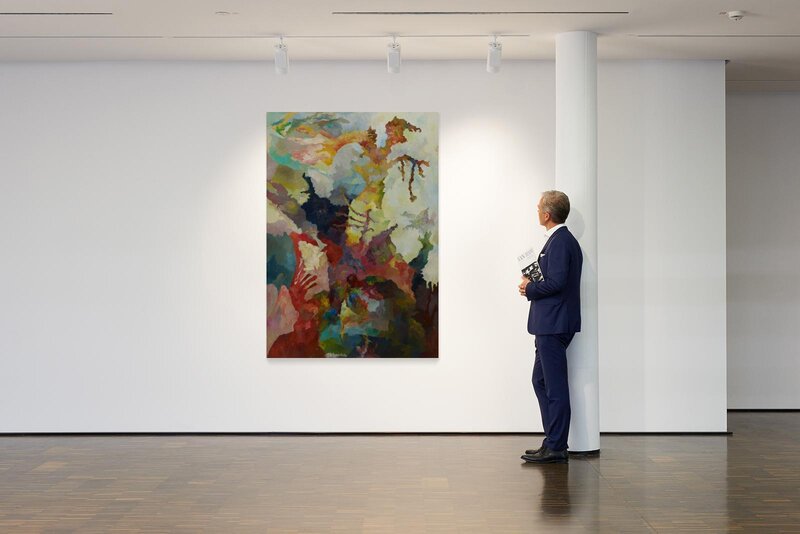 Bernard Schultze, ‘Jörg Ratgeb’, 1991, Painting, Oil on canvas, Van Ham