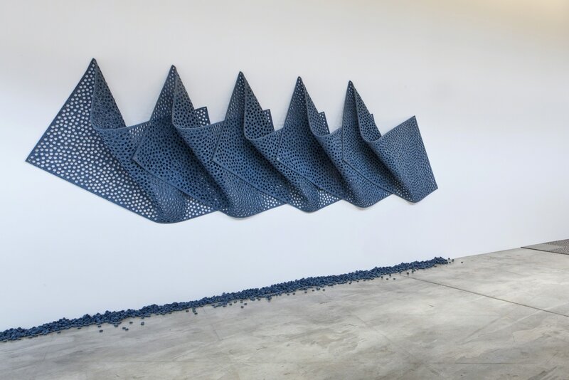 Ricardo Rendón, ‘Trabajo Acumulado’, 2010, Sculpture, Industrial felt and iron grommets, Zipper Galeria