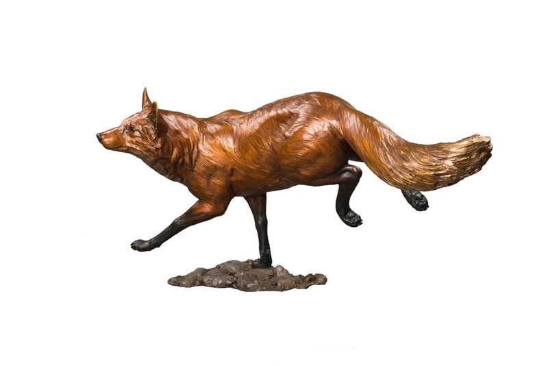 Rip & Alison Caswell, ‘Out-Foxed’, 2019, Sculpture, Bronze, Gallery Wild