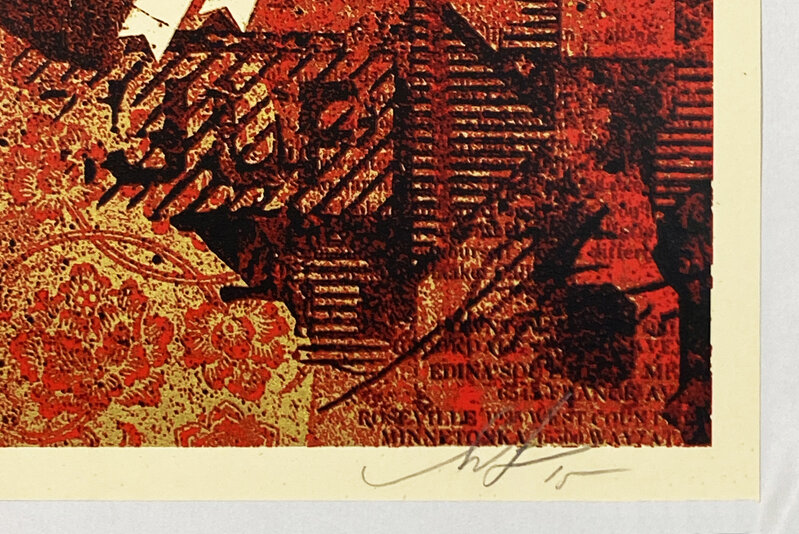Shepard Fairey, ‘'Keep it Underground'’, 2015, Print, Screen print on cream, Speckletone fine art paper., Signari Gallery