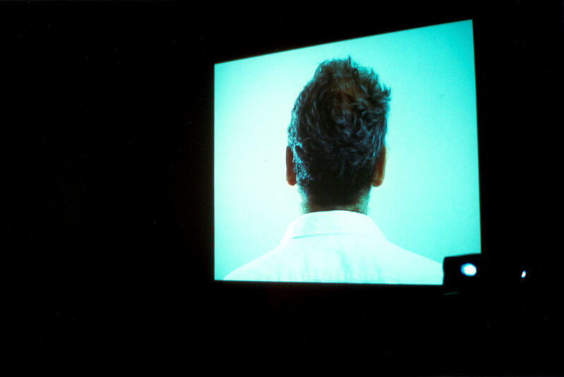 Gary Hill, ‘Namesake’, 1999, Installation, Two-channel video/sound installation. Two video projectors, two DVD players and discs, synchronizer, two speakers, amplifier and equalizer., Lia Rumma