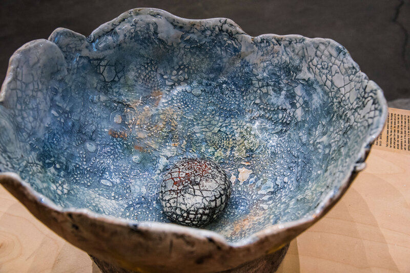 Terry Cervantes, ‘Large Porcelain Bowl’, 2018, Sculpture, Porcelain, Mash Gallery