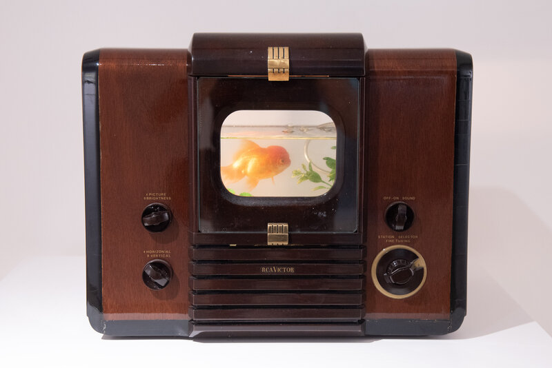 Nam June Paik, ‘Sonatine for goldfish’, 1992, Installation, RCA victor Television Casing with Aquarium, Tang Contemporary Art