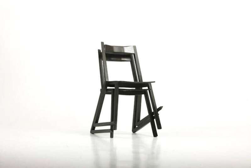Numen / For Use, ‘DFKT (stackable chair)’, Sculpture, Solid wood (FSC certified Slavonian oak), Ikon Arts Foundation