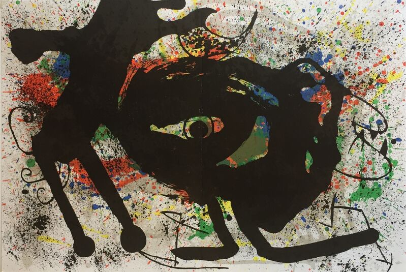Joan Miró, ‘Ohne Titel, aus der Reihe: Sobreteixims, aus: Derriere le Mirror, Nr. 203’, 1973, Print, Lithography, Area Consulting