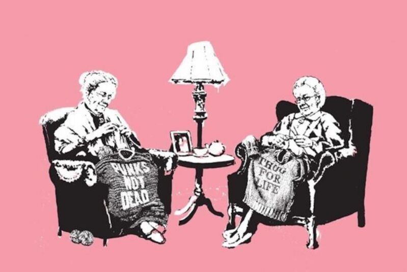 Banksy, ‘Grannies’, 2006, Print, Screen print on paper, Pop Fine Art