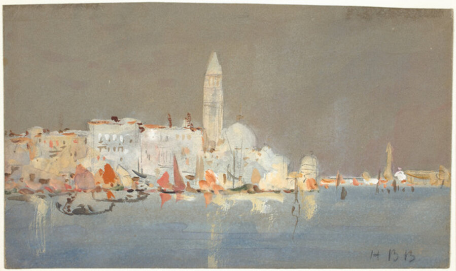 View of Venice and the Isola di San Giorgio Maggiore from the Giudecca