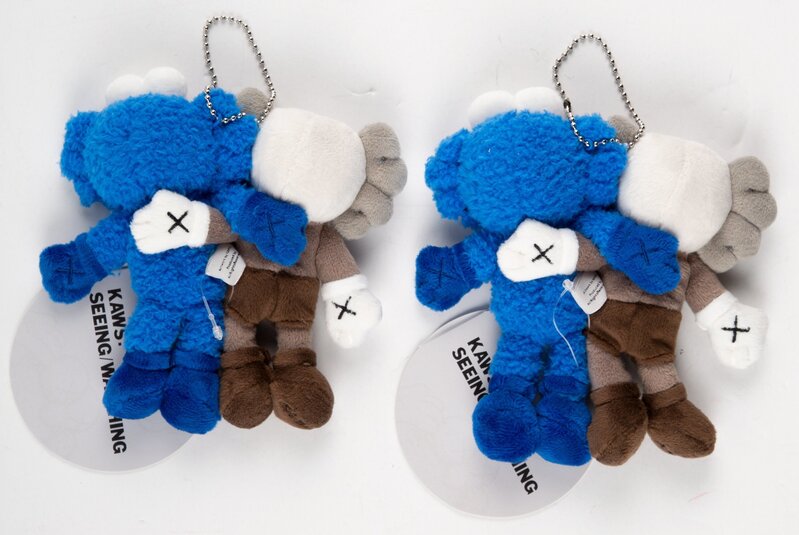 KAWS, ‘Seeing/Watching, keychains (two works)’, 2018, Ephemera or Merchandise, Plush keychains, Heritage Auctions