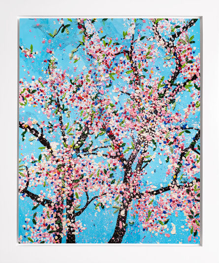 Damien Hirst, ‘The Virtues 'Politeness', Limited Edition 'Cherry Blossom' Landscape’, 2021