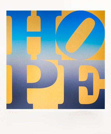 Robert Indiana, ‘Four Seasons of Hope Gold’, 2012