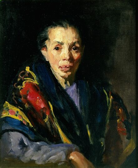 Robert Henri, ‘The Old Model (Old Spanish Woman)’, 1911