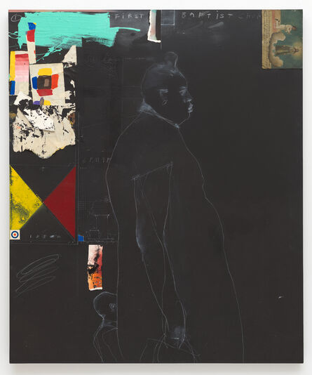 Raymond Saunders, ‘In a Black Landscape’, 1986