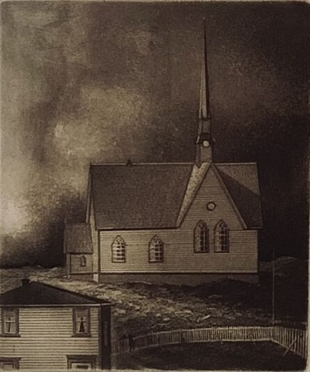David Blackwood, ‘St. John's Chapel Wesleyville 27/75’, 1993