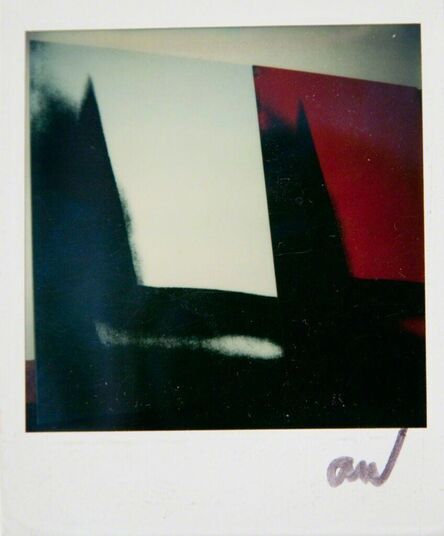 Andy Warhol, ‘Polaroid Photograph of Black, Red and White Abstract’, 1978